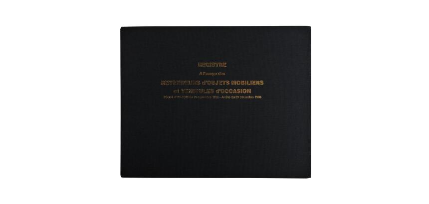 Register für Gebrauchtmöbel und Fahrzeuge 240x320, 110 Seiten