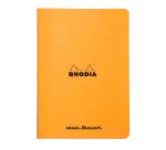 Cahier piqué Rhodia Classic 14,8x21 cm 96 pages dot non détachables 80g - Orange