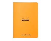 Cahier piqué Rhodia Classic 14,8x21 cm 96 pages dot non détachables 80g - Orange