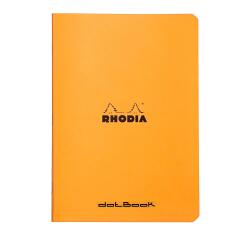 Rhodia Classic Stapled Notebooks A5, DOT - Orange|