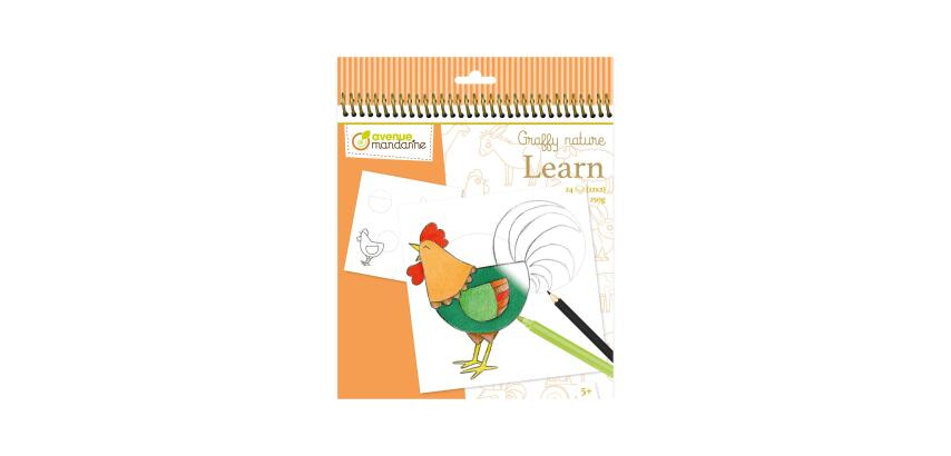 Graffy Nature, Learn, Der Bauernhof - Orange