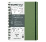 Clairefontaine Nomaddict My Notes Notebook - A5+ - Dot Ruled - 90gsm - Green