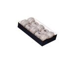 Set mit 10 Geschenkkordeln 20mx1mm - Silber