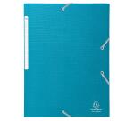 Chemises à élastiques à rabats Maxi Capacity carte enduite Teksto - A4 - Couleurs assorties