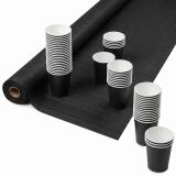 Nappe en rouleau papier damassé -1,18 x 25m - Noir