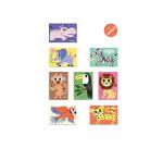 Puzzles Sticks, Animals of the savannah - Multicolour