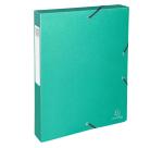 Archivbox Exabox A4 Karton beschichtet, Rückenbreite 40mm, Teksto - Farben sortiert