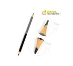 Tube de 12 crayons de couleur double pointes - Multicolore