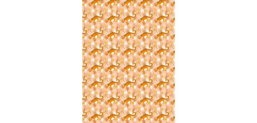819 - Pochette 20 feuilles Décopatch Texture - Orange