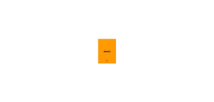 Rhodia coffret bloc Memo N°11 ligné 240 feuillets - filmé individuellement - Orange