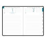 Agenda de bureau EasyDay 21 Winner noir 15 x 21 cm Journalier Janvier à Décembre 2027 - Noir