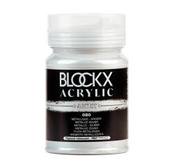 Feine Acrylfarbe 500ml, Acrylic Artist - Metallic-Silber