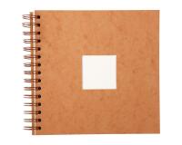 Carnet de Voyage aquarelle spiralé 20F 20x20cm 300g - Havane