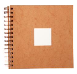 Clairefontaine Fontaine Travel Watercolour Book - 20 x 20cm - 20 Sheets - 300gsm - Havana Cover - Havana|
