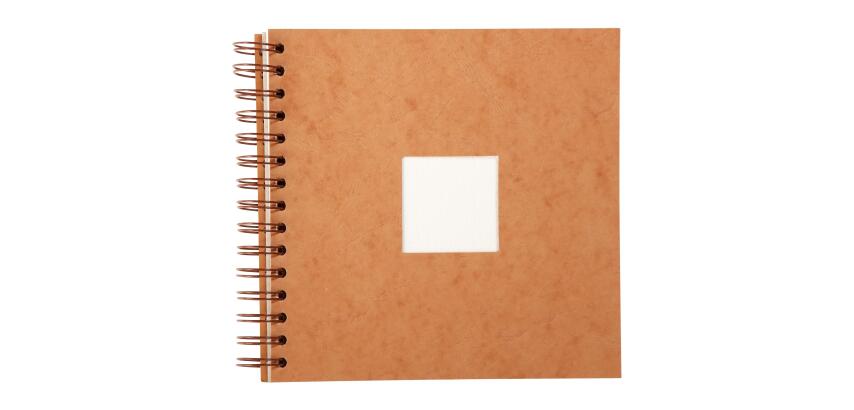 Carnet de Voyage aquarelle spiralé 20F 20x20cm 300g - Havane