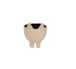 Cache pot renard 9x9x10,5cm - Kraft