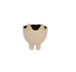 Cache pot renard 9x9x10,5cm - Kraft