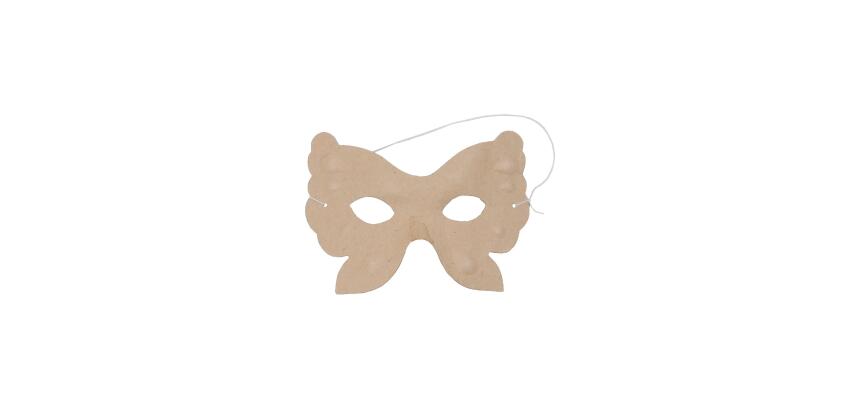 Masque enfant papillon 4,5x14x11cm - Kraft