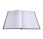 Registre 340X225 Quadrillé 300 pages foliotées - Noir toilé