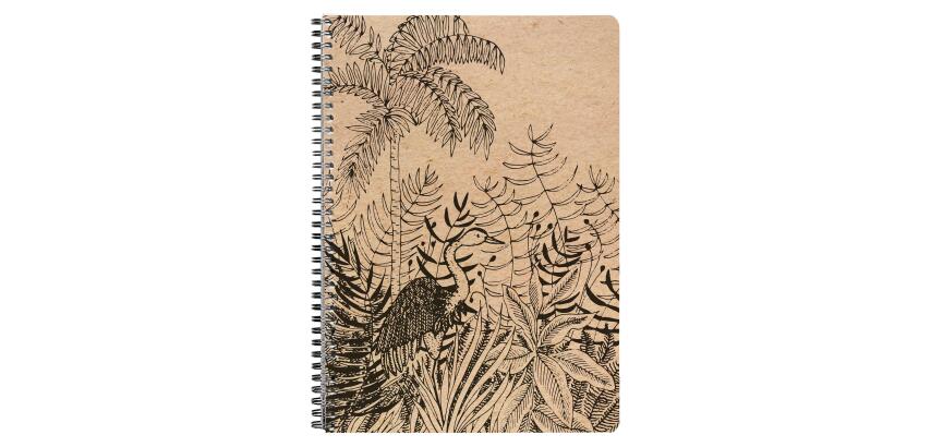 Le cerisier blanc, Cahier reliure intégrale A4 21x29,7 cm, 148 pages, ligné et marge, ass.