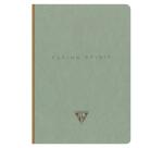 Flying Spirit carnet brochure cousue A5 192 pages ligné motifs assortis papier ivoire 90g - Vert de gris
