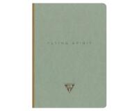 Flying Spirit carnet brochure cousue A5 192 pages ligné motifs assortis papier ivoire 90g - Vert de gris