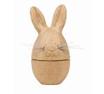 Boîte oeuf lapin 6x6x12 cm - Kraft