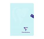 Carnet piqué Mimesys PASTEL A5 96 pages ligné couverture polypropylène - Assortis