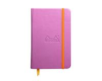 Rhodiarama carnet rembordé rigide 9 x14 cm 192 pages 90 g fermeture élastique
