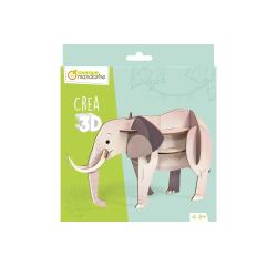 Crea 3D, Eléphant - Vert