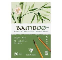 Bamboo bloc collé 1 côté 20F A5 250g