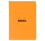 Cahier piqué Rhodia Classic 21x29,7 cm 96 pages ligné non détachables 80g - Orange