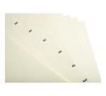 Indices 12 Pt Jan-Dec A4 Card Ivory - Ivory
