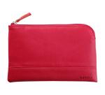 Rhodiarama etui met rits in kunstleer - maat S - 11x17 cm - Framboos