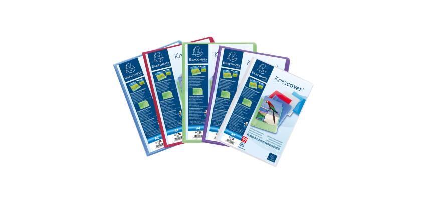 Display Book KreaCover PP A4 50Pkt Ast - Assorted colours