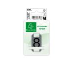 Sign adhesive aluminium effect Number 8 2.5x4.4 cm - Grey