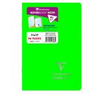 Koverbook Neon Stapled Notebook 11x17cm 96 lined pages opaque polypropylene cover - Assorted