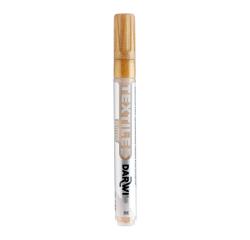 DARWI TEX GLITTER, Textilmarker Glitter, Spitze 2mm, Inhalt 6ml, Gold - Gold