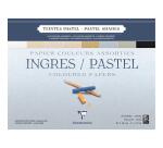 Ingres Pastel bloc collé 25F 36x48cm 130g - Assortiment pastel