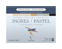 Ingres Pastel bloc collé 25F 36x48cm 130g - Assortiment pastel