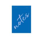 Notablok geniet 10,5x14,8cm 100B 60g Q5x5 - Lichtblauw