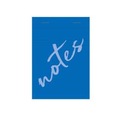 Notablok geniet 10,5x14,8cm 100B 60g Q5x5 - Lichtblauw