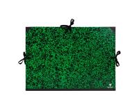 Carton à dessin Annonay 3 cordons 26x33cm - Vert