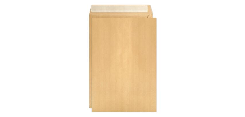 Boite de 125 Pochettes Kraft Adour Brun E4-280x400 mm - Auto-Adhésives - 120g/m2 - Brun