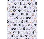 Assort 4 foil papers - Halloween
