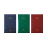 Agenda de bureau Carré Euro et cents 13,5 x 21 cm Journalier Janvier à Décembre 2027 - Couleurs assorties