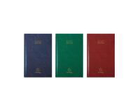 Agenda de bureau Carré Euro et cents 13,5 x 21 cm Journalier Janvier à Décembre 2027 - Couleurs assorties