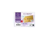 Exacompta Doc Protect PVC Bank Card Protective Sleeve - Crystal