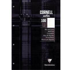 Clairefontaine Cornell Refill Punched Pad A4 Lined 100 Sheets - Black