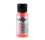 DARWI 50 ml Bottle of Fluorescent Textile Paint - Fluorescent Orange